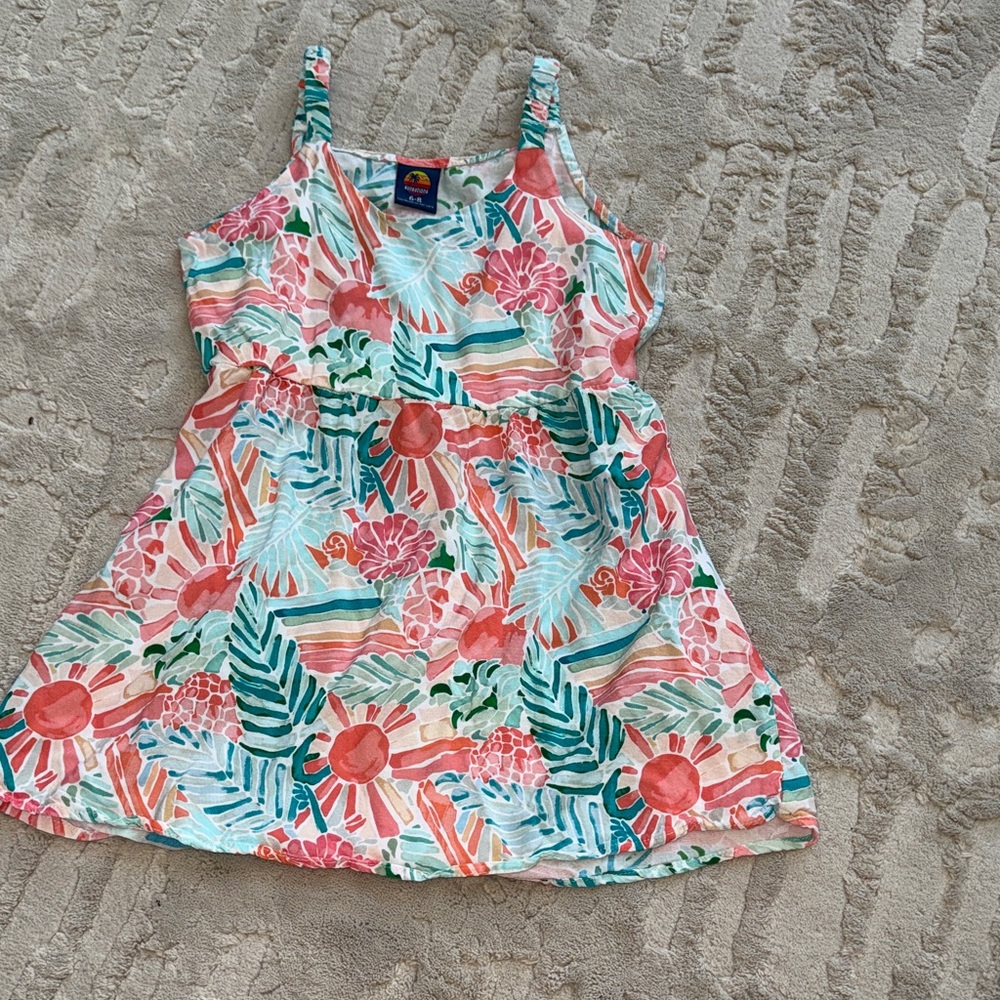 Sunsations Tropical Print Dress 6-8